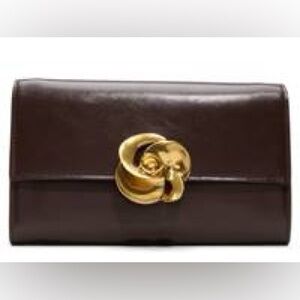Ted Baker Kira Rose Leather Clutch